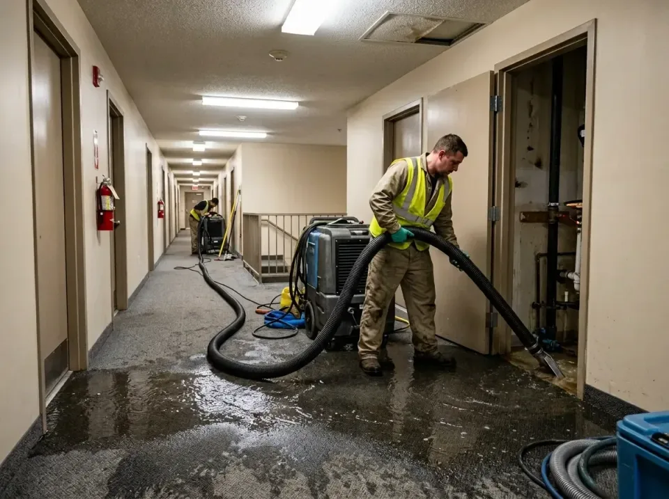 multi-unit-apartment-hallway-f-005 — frequently asked questions, Emergency Burst Pipe Water Extraction & Removal in Toquervi…